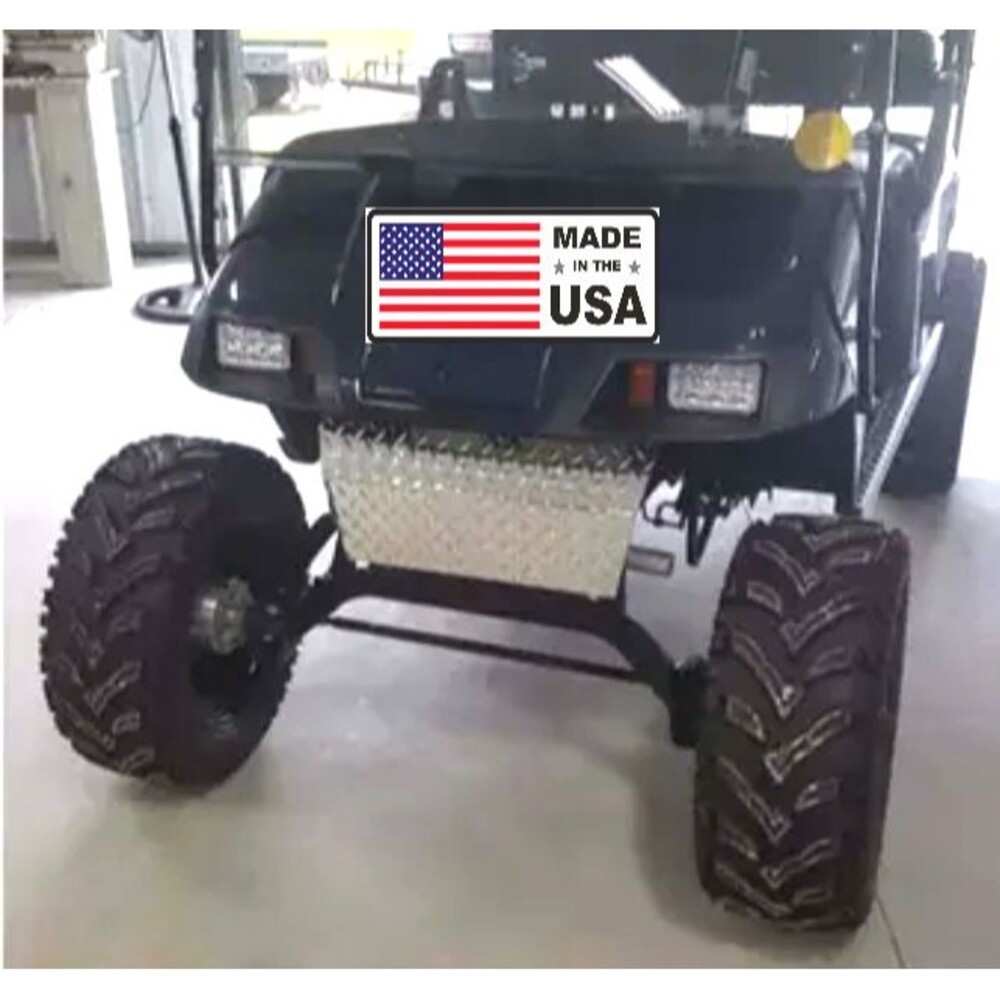 Diamond Plate Front Bumper Shock Cover  EZGO TXT/PDS Golf Cart 2013 -18 USA